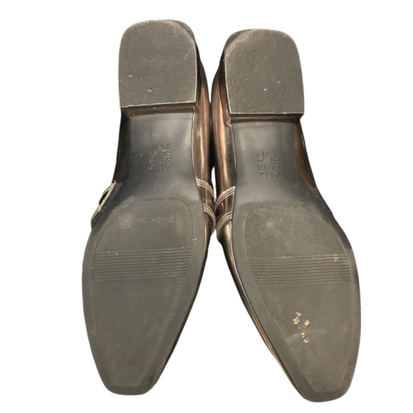 Naturalizer Women’s Cicero Leather Metallic Snip Toe Flat Slip On Shoe Size 8M - Picture 13 of 13